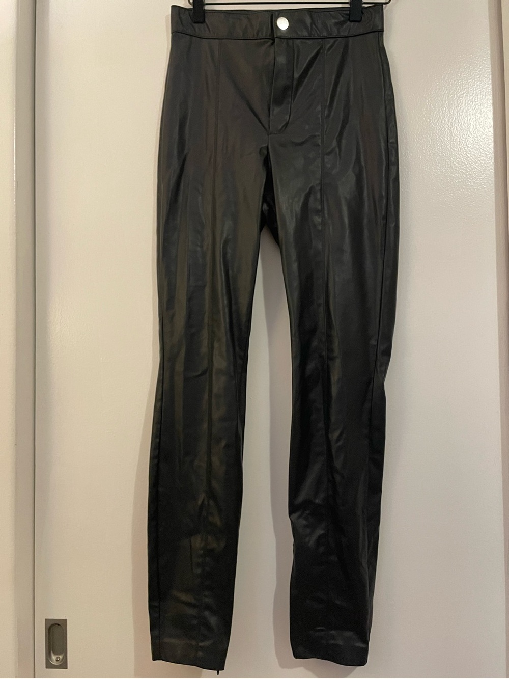 ZARA Vegan Leather Trousers
